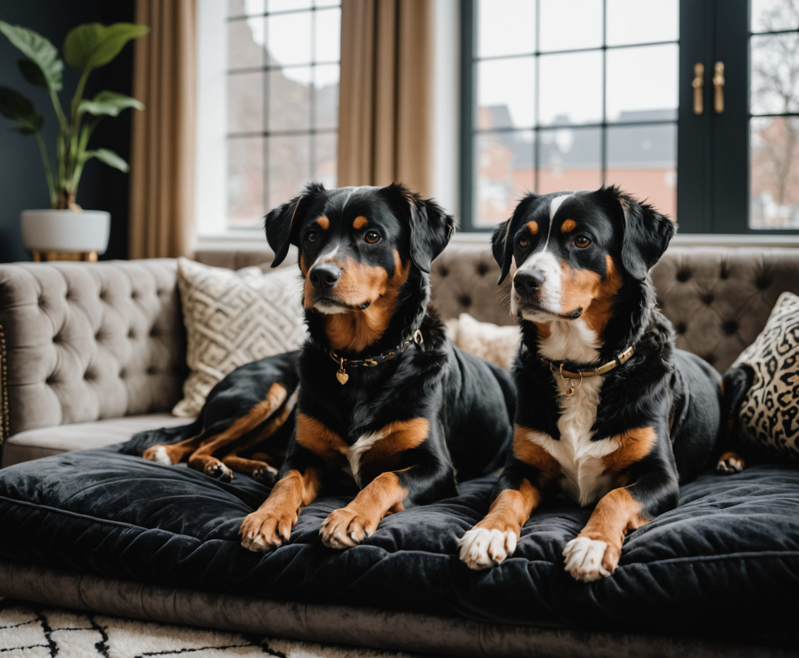 Dogs in the lounge
