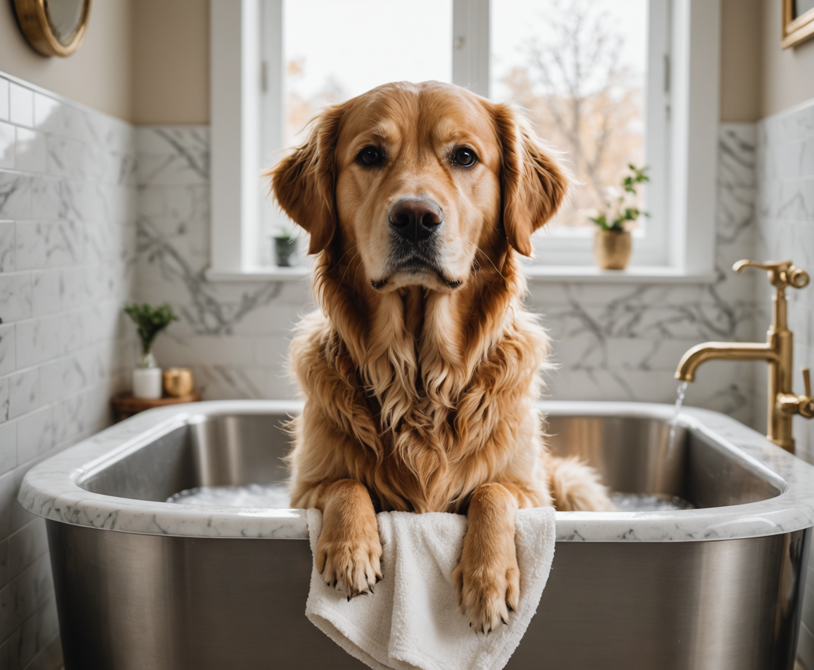 Bath and brush-out