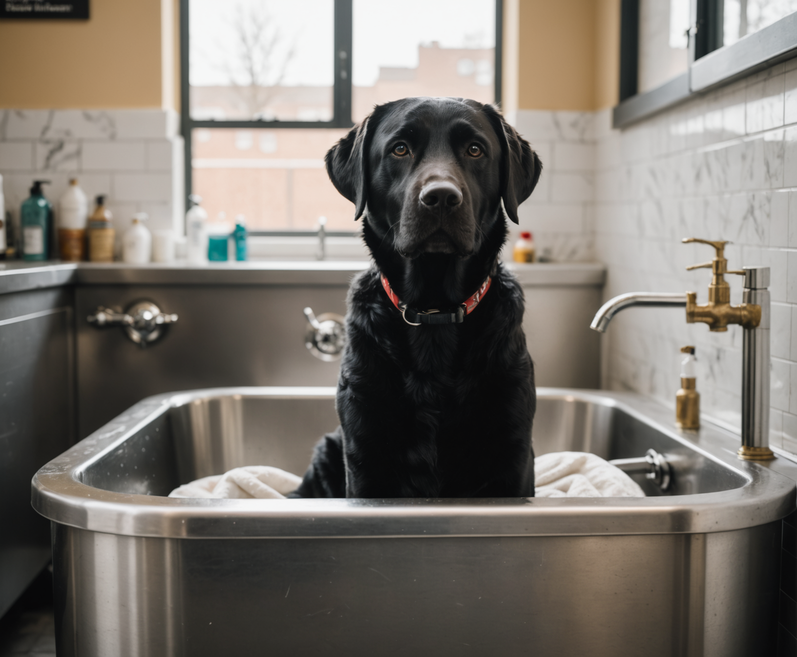 Self-service dog wash